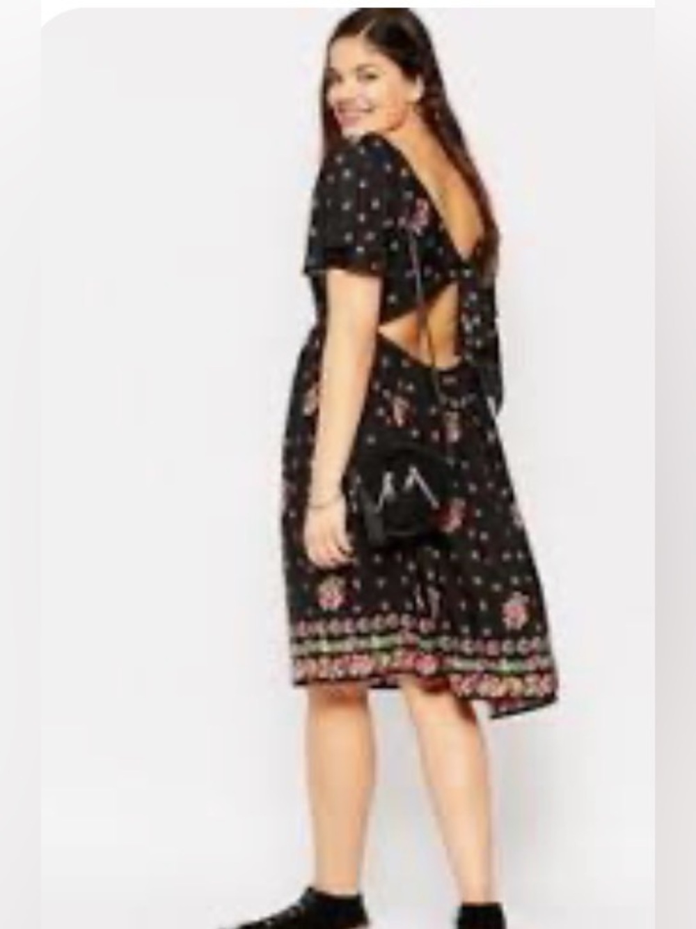 Asos Curve Midi Dress Size 16